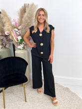 The Becky - Gold Button Detail Set